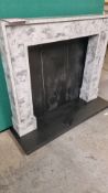 Ex Display Granite Fire Surround, Chamber & Hearth | RRP £1,999 **fire not included**