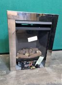 Ex Display CF3 Montana Glass Fronted Gas Fire | 615mm x 495mm x 285mm