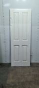 XL Joinery Victorian 4 Panel Internal White Moulded Door WMVIC28 | 1981mm x 711mm x 35mm