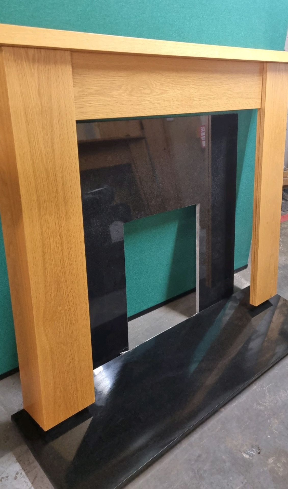 Ex Display Surround w/ Black Granite Set | 1375mm x 1135mm x 190mm **fire not included** - Image 2 of 7