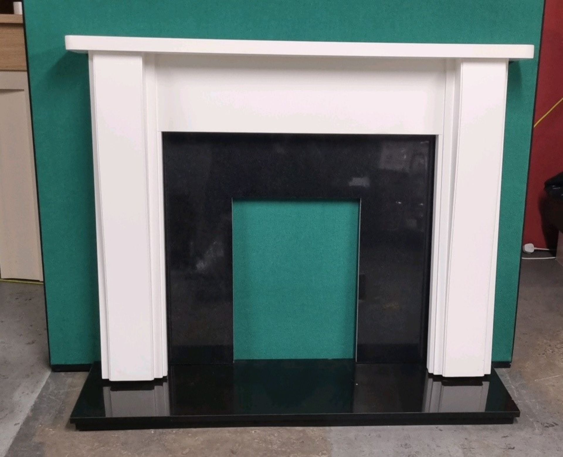 Ex Display Fire Surround w/ Black Granite Set | 1365mm x 1120mm **fire not included**
