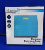 Ex Display Blue Canyon Blue Electric Bathroom Scales BS-2101BL