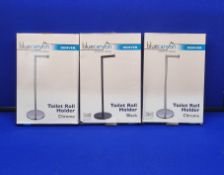 3 x Ex Display Blue Canyon Denver Toilet Roll Holders
