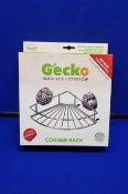 Gecko Quick lock Suction Cup Corner Rack Stainless Steel