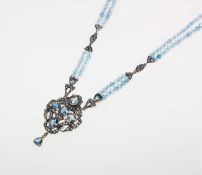 Aquamarincollier