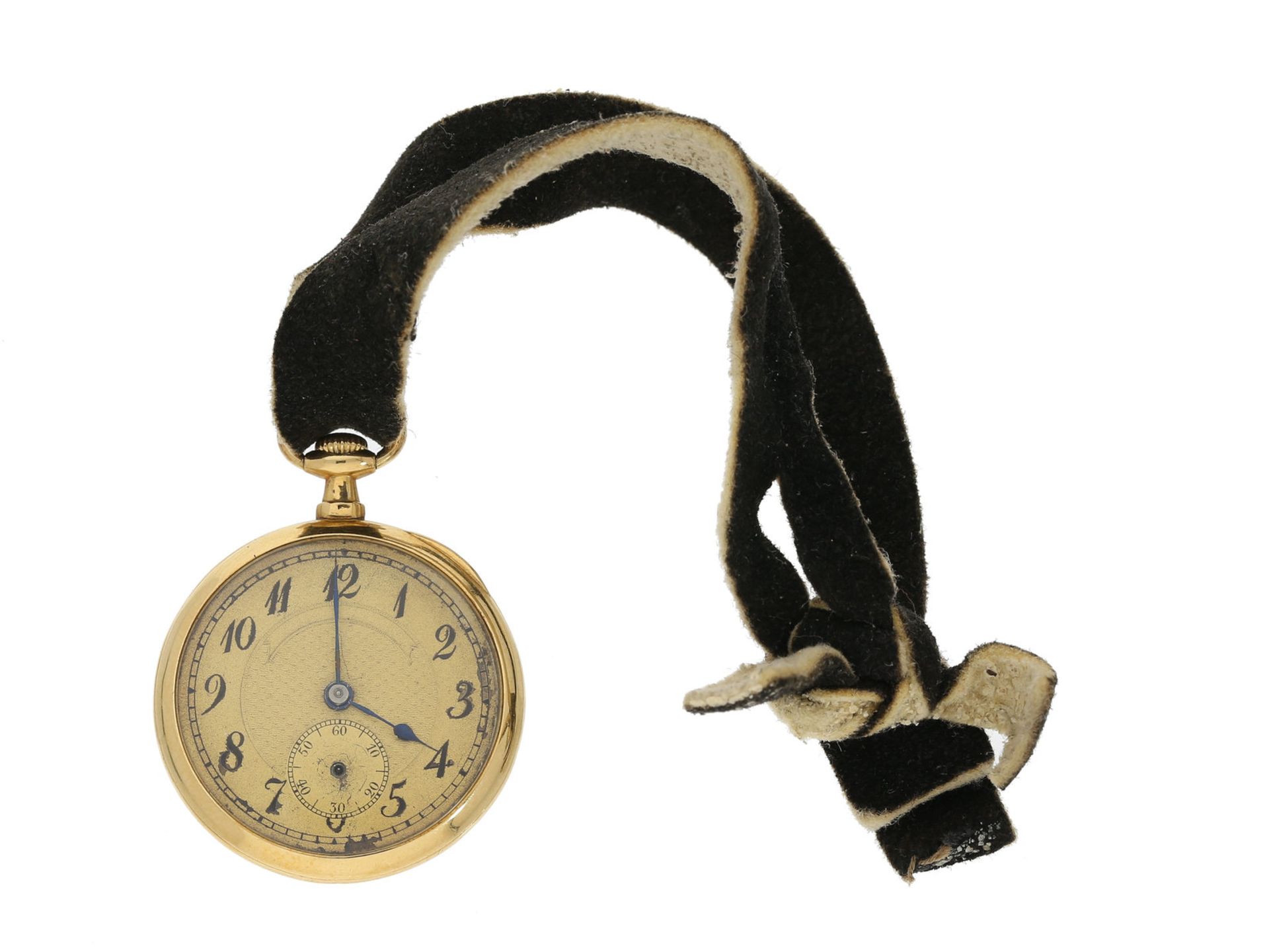 Taschenuhr: feine Damentaschenuhr, Paul Ditisheim, um 1920, geliefert an Hofuhrmacher F. Schlesicky 