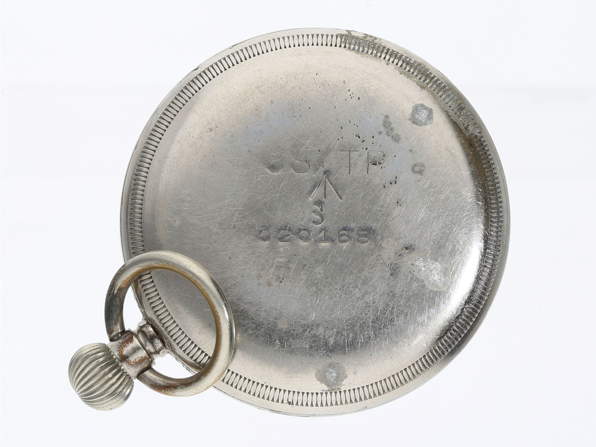 Taschenuhr: militärische Taschenuhr der Marke Revue, britischer Militäreinsatz, 40er-Jahre - Image 2 of 3