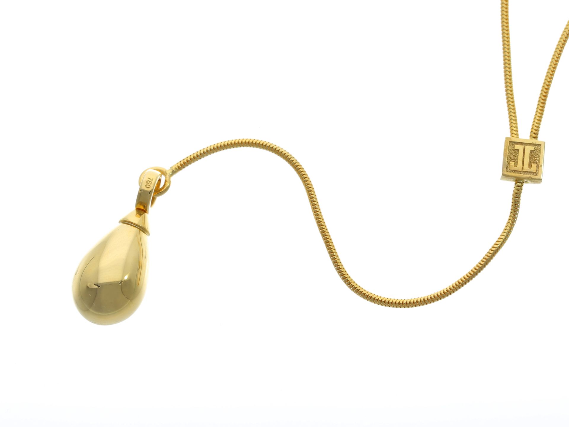 Kette/Collier: schöne Designerkette aus dem Hause Jette Joop, 18K Gold