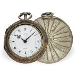 Taschenuhr: große osmanische Taschenuhr mit 3 Gehäusen, Edward Prior London, ca.1839