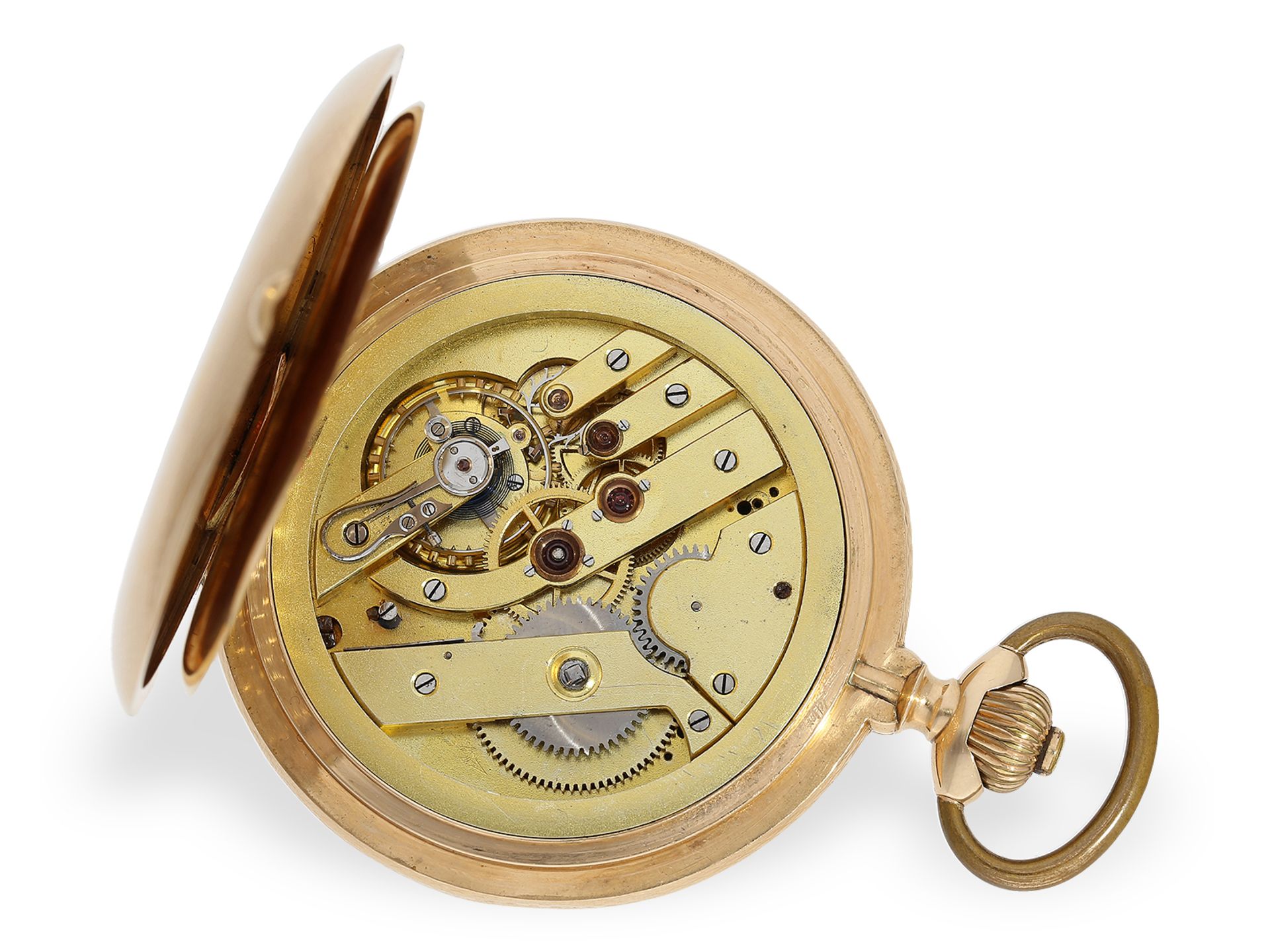 Außergewöhnlich große und schwere Präzisionstaschenuhr "The Lord Watch", Schweiz um 1890 - Bild 2 aus 7