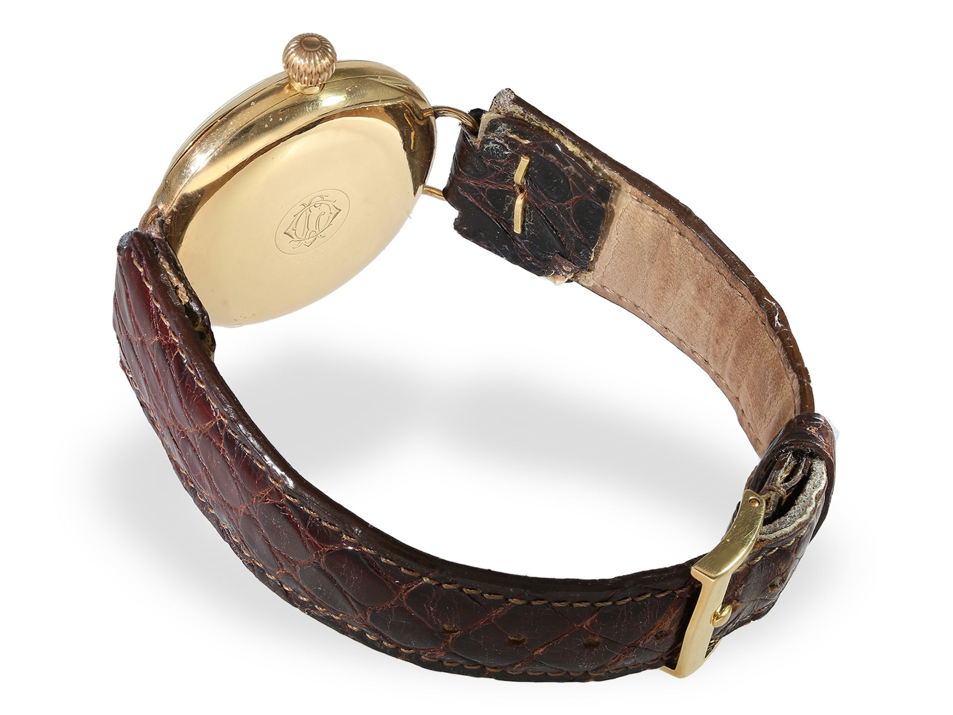 Außergewöhnliche, extrem frühe Patek Philippe Armbanduhr mit Originalzertifikat, Genf ca.1902 - Bild 6 aus 8