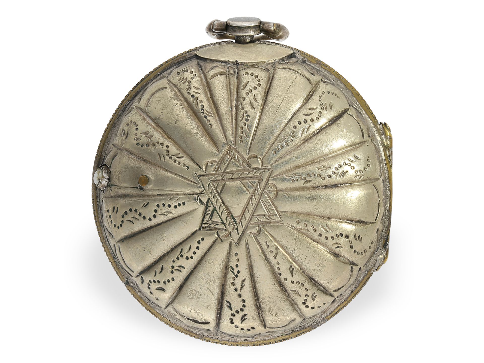 Taschenuhr: große osmanische Taschenuhr mit 3 Gehäusen, Edward Prior London, ca.1839 - Bild 9 aus 9