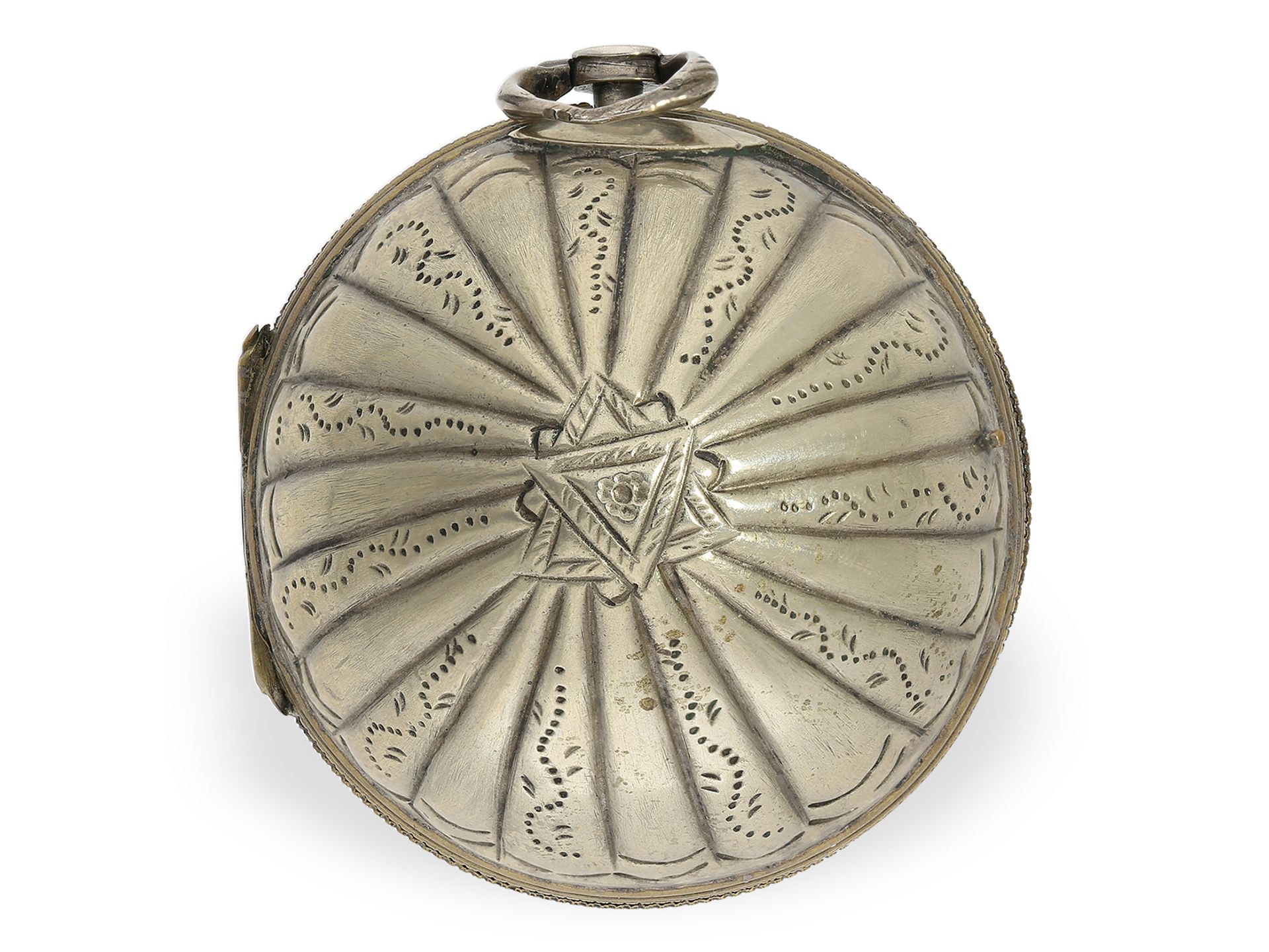Taschenuhr: große osmanische Taschenuhr mit 3 Gehäusen, Edward Prior London, ca.1839 - Bild 8 aus 9