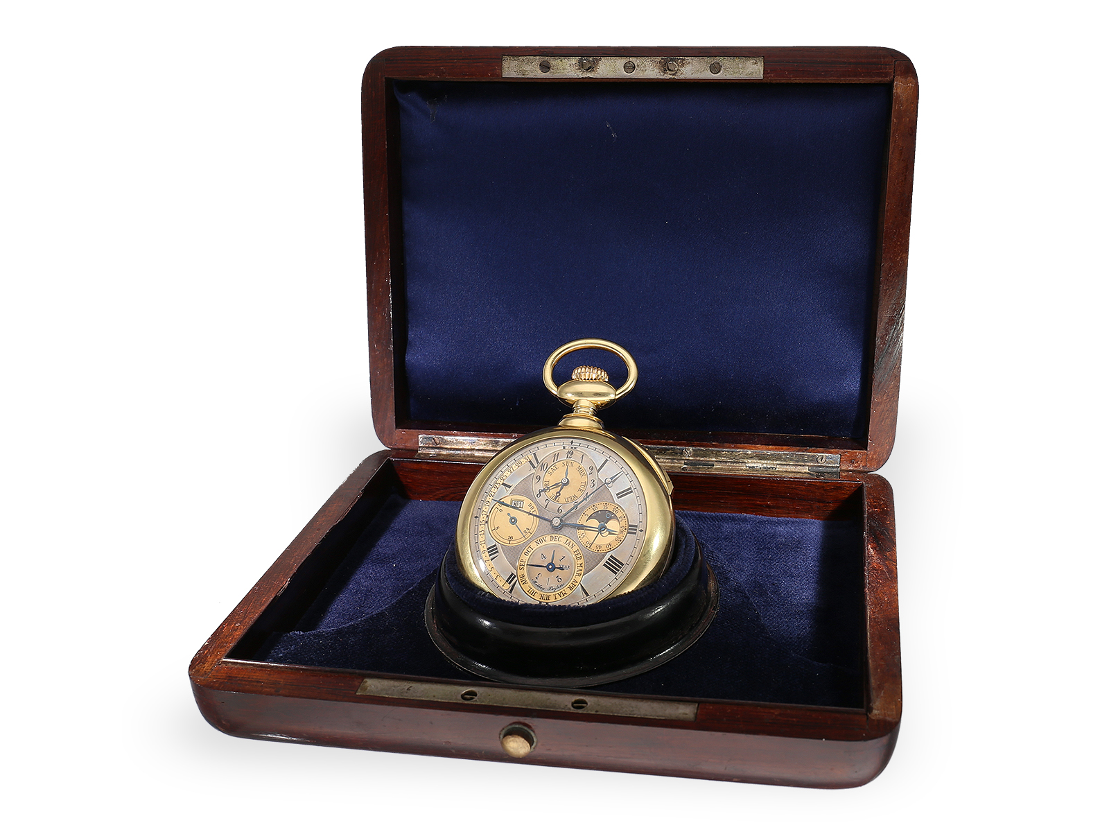 Important, unique Henri Mathey Peytieu, Chronometre Tourbillon, Observatory Chronometer 1re Classe, - Image 2 of 12