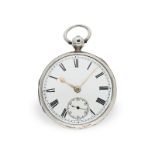 Einzigartige Liverpooler Taschenuhr mit skelettiertem Werk und anhaltbarer Sekunde, R. Hornby Liverp