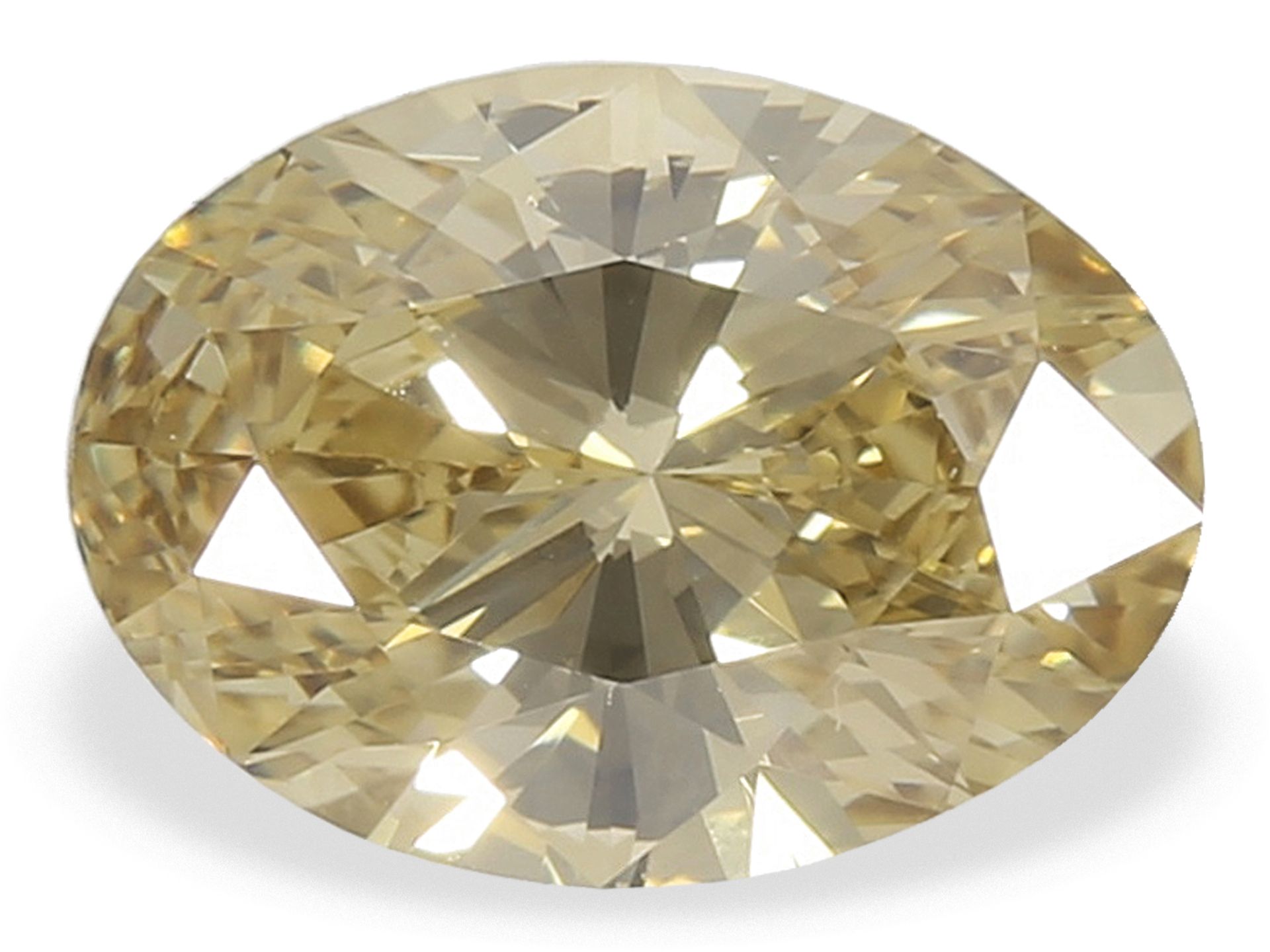 Diamant: natürlicher Fancy Diamant von 1,12ct, Farbe: fancy deep brownish yellow, mit GIA-Report und