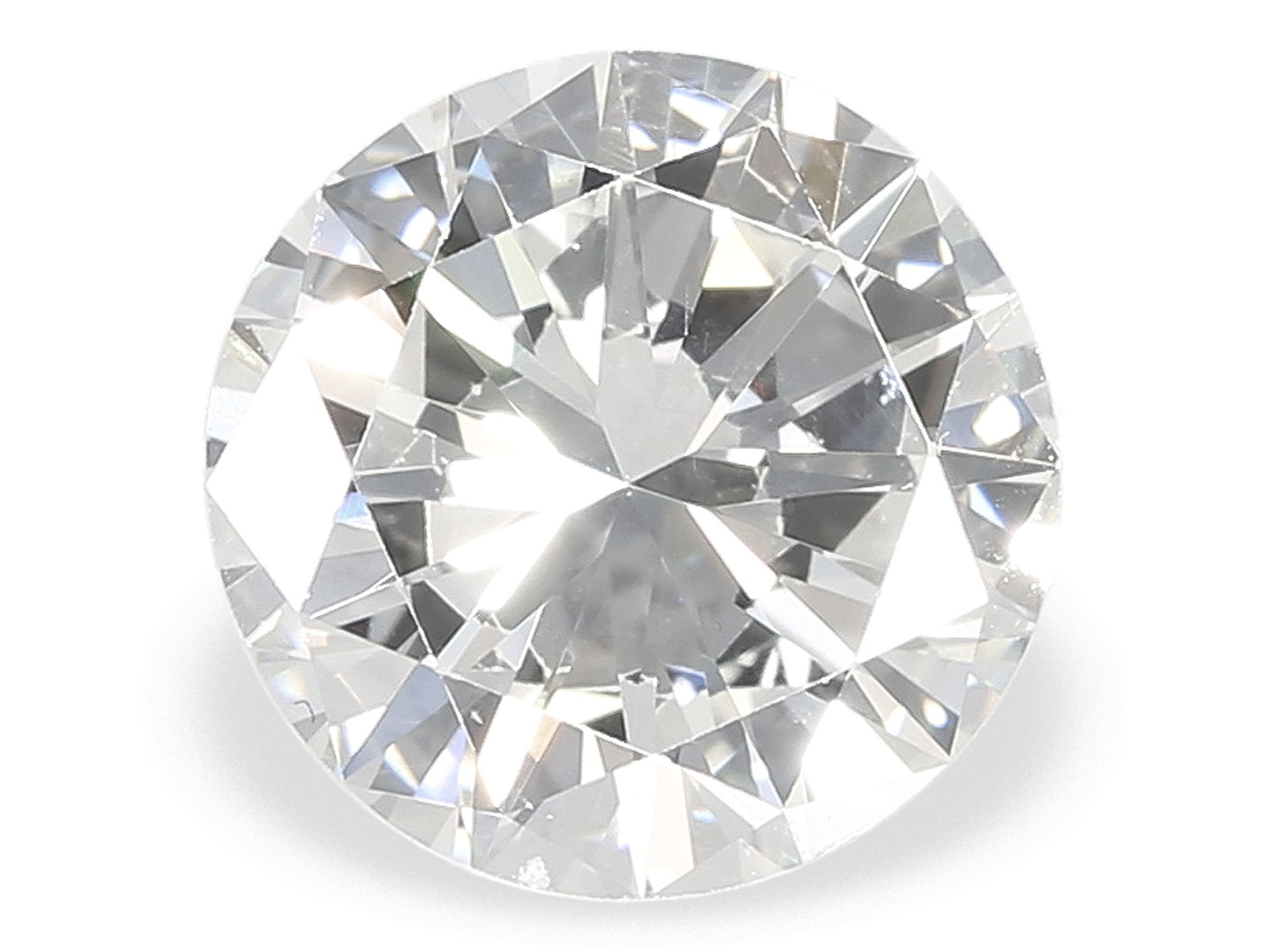 Hochfeiner Brillant von ca. 1,78ct, Wesselton/VVS, mit gemmologischem Gutachten