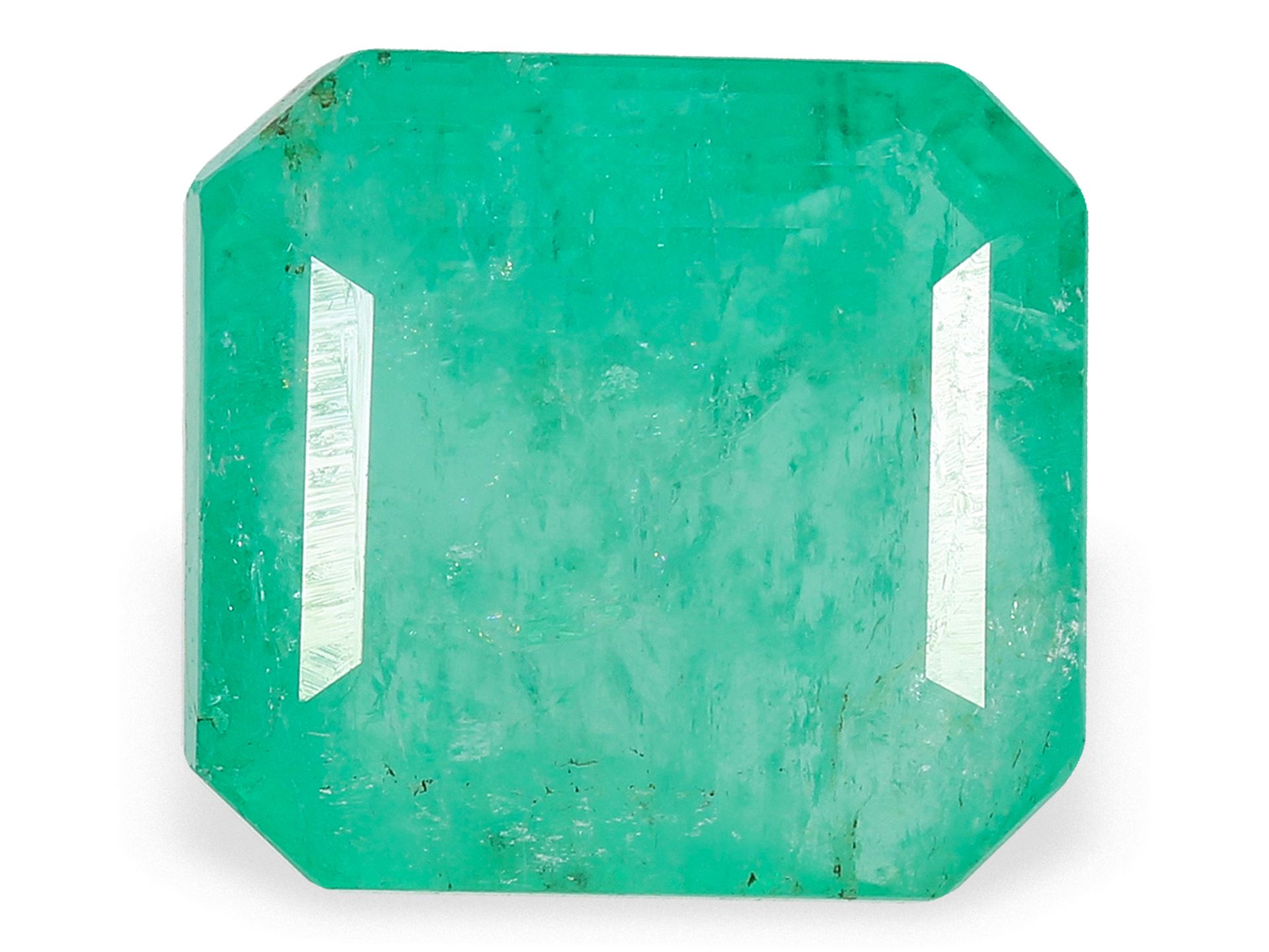 Smaragd: wertvoller und sehr schöner kolumbianischer Smaragd von ca. 10,52ct