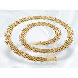 Kette/Collier: schwere und massive vintage Designerkette, 18K Gold