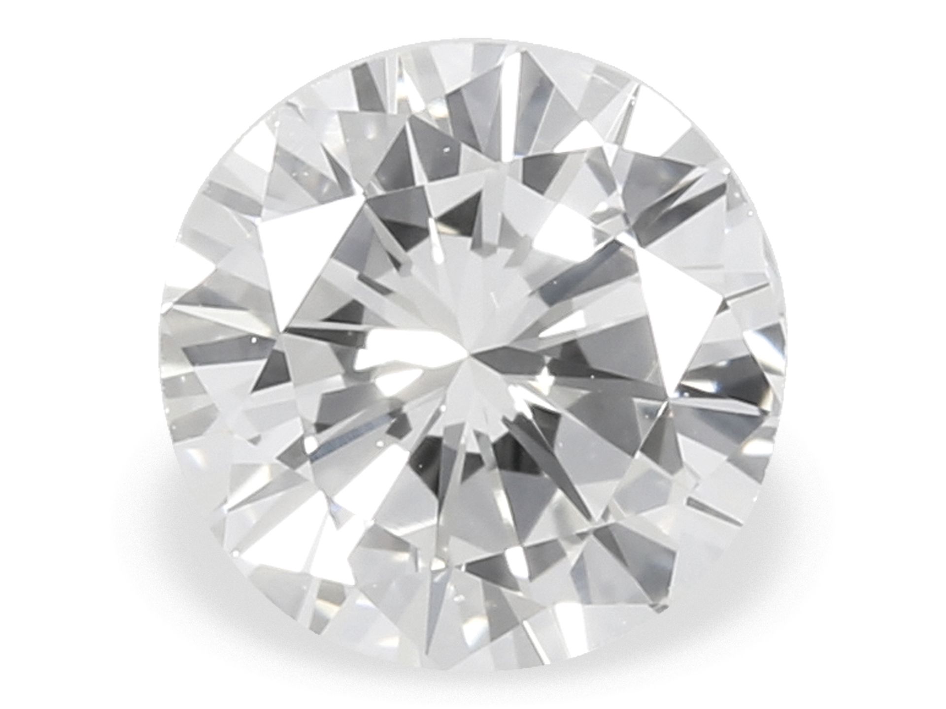 Weißer Brillant von 0,47ct, W/VVS