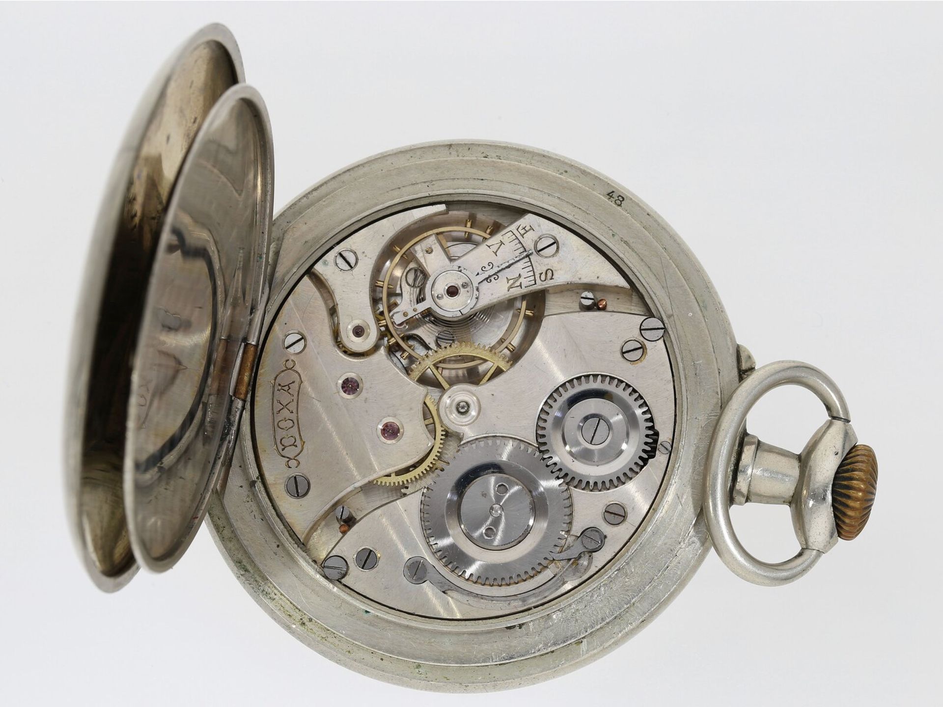 Übergroße Taschenuhr von Doxa, um 1910 - Bild 4 aus 4