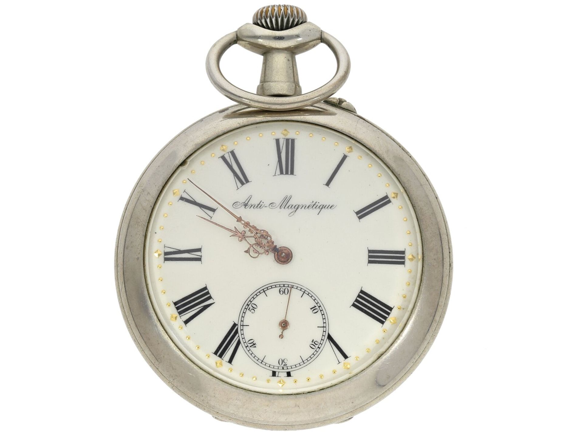 Übergroße antimagnetische Taschenuhr, um 1900