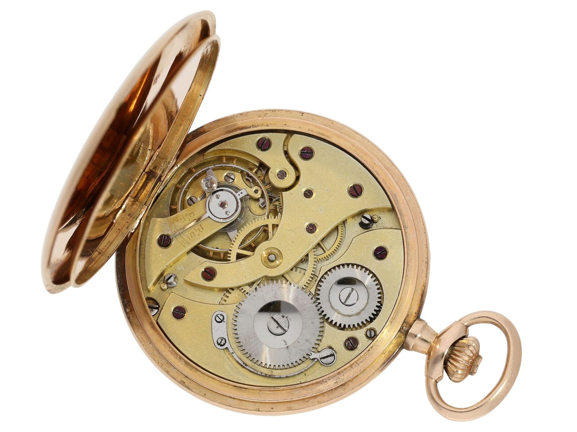 Taschenuhr: goldene Savonnette um 1910 - Bild 4 aus 4