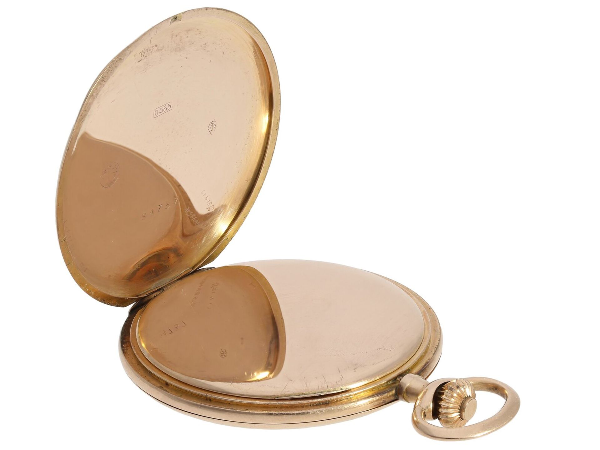 Taschenuhr: goldene Savonnette um 1910 - Bild 3 aus 4