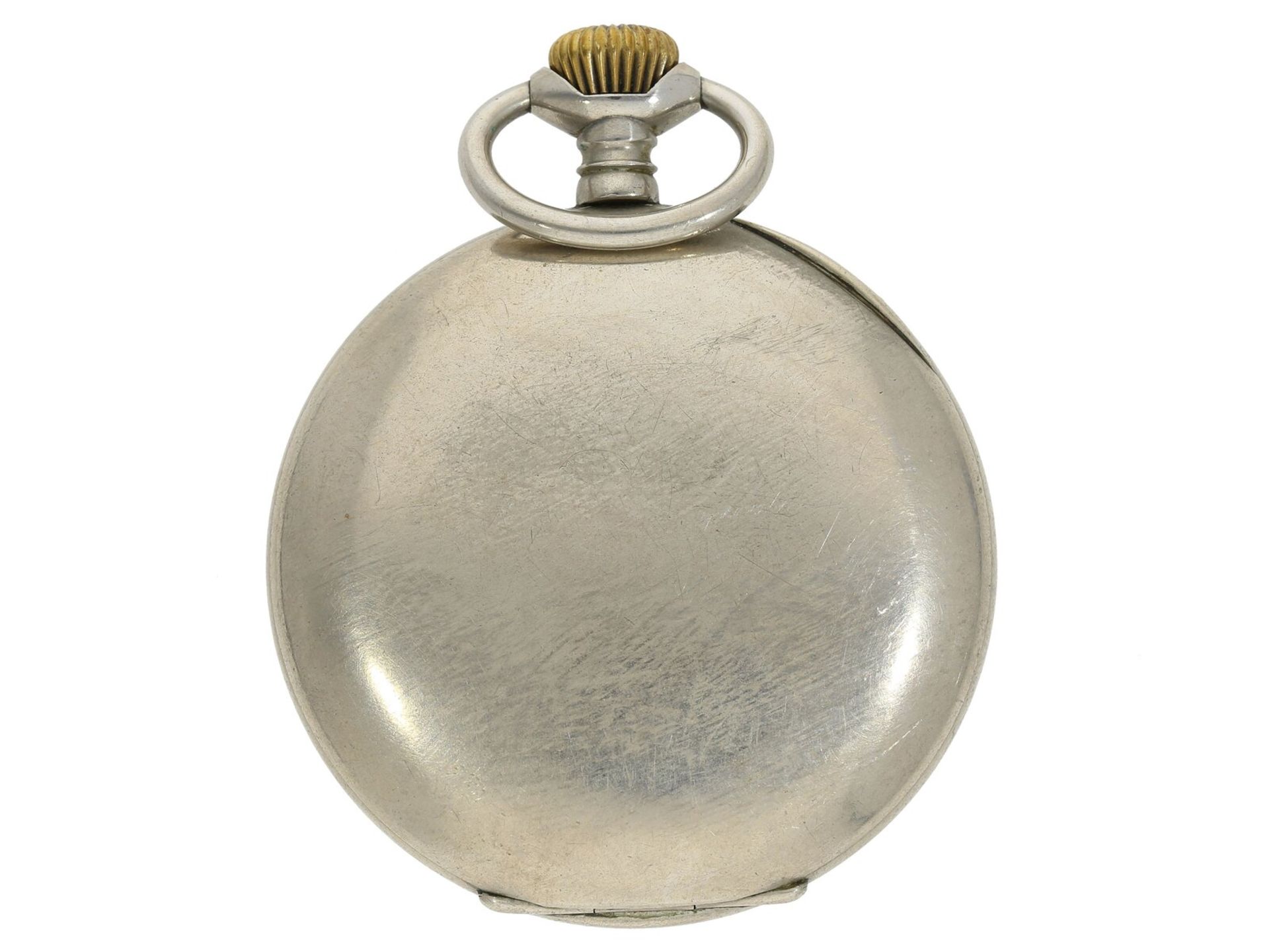 Übergroße Taschenuhr von Omega Typ "Railroad", vermutlich um 1913 - Bild 2 aus 4