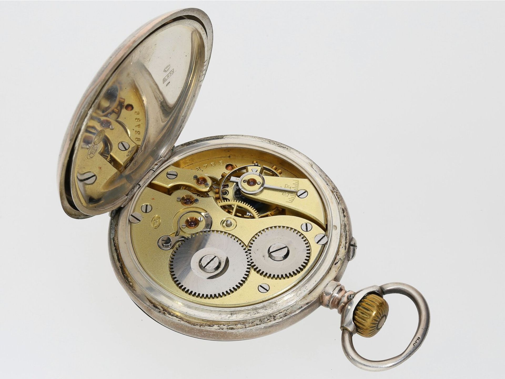 Taschenuhr: feine Präzisionstaschenuhr von IWC Schaffhausen, ca. 1902 - Bild 4 aus 4