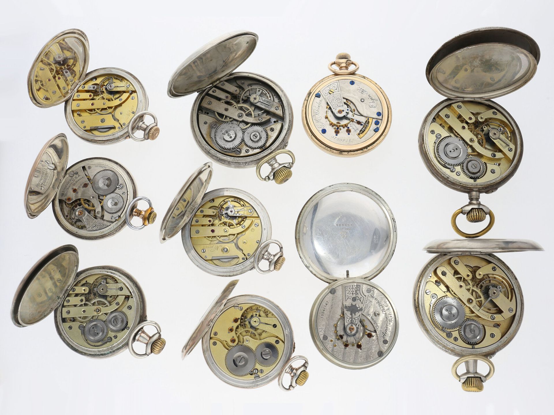 Taschenuhr: interessantes Konvolut Taschenuhren, ca.1890-1910 - Bild 2 aus 2