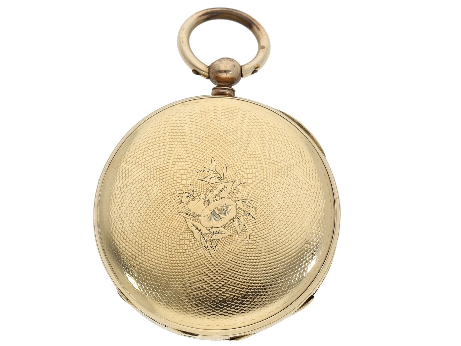 Taschenuhr: goldene Lepine, um 1850, Robert Roskell Liverpool - Bild 2 aus 4