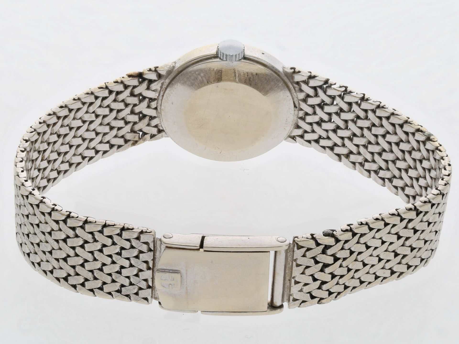 Armbanduhr: weißgoldene vintage Damenuhr der Marke Tissot, Modell "Stylist" - Bild 2 aus 2