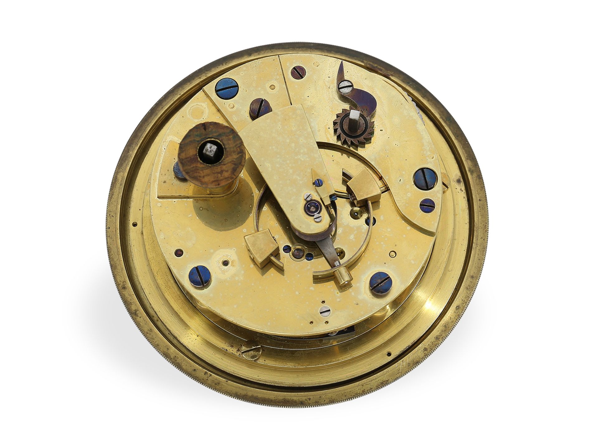 Marinechronometer: frühes, seltenes, kleines englisches Marinechronometer, Dent London, ca.1850 - Bild 2 aus 7