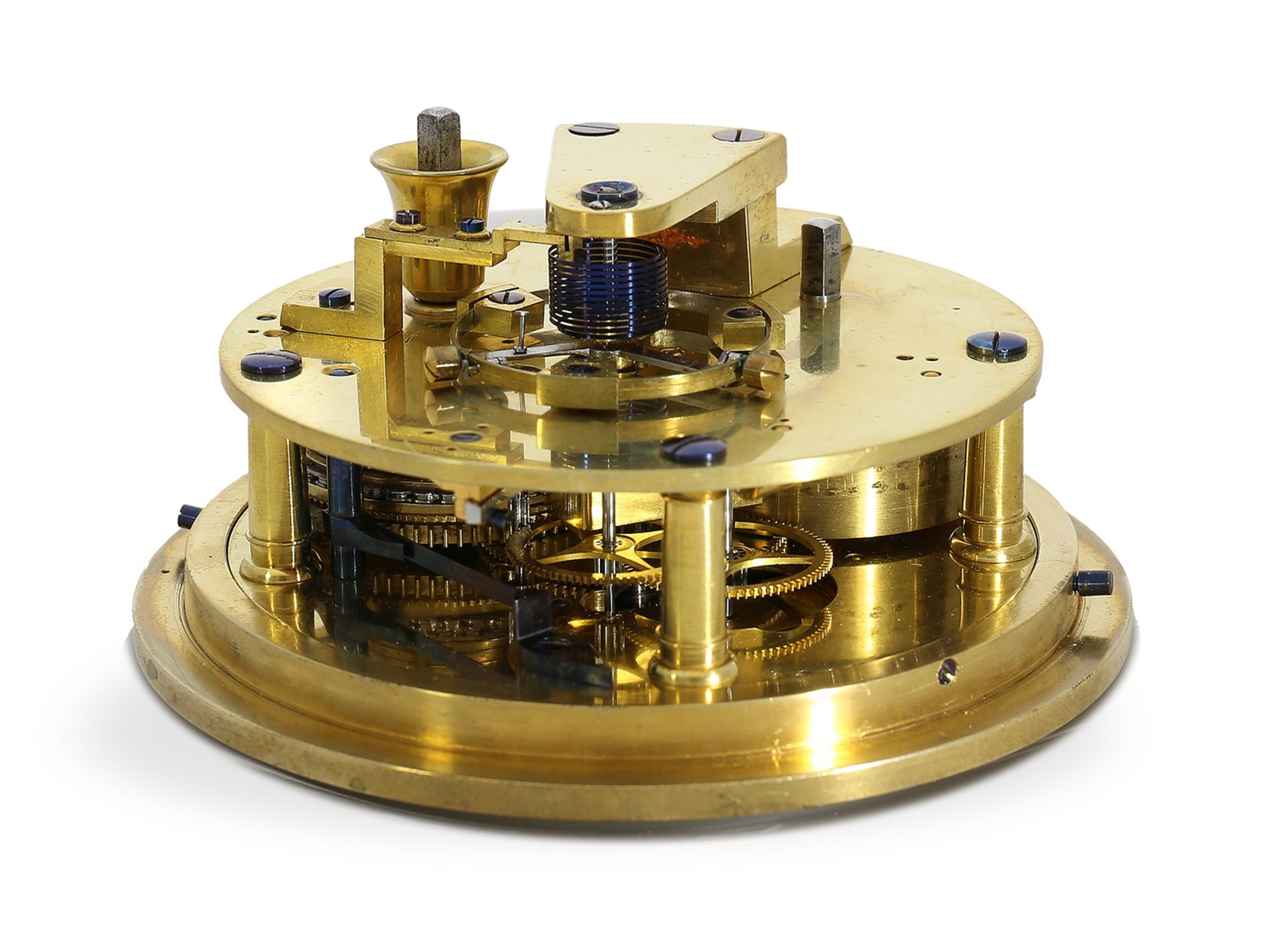 Hochfeines, frühes extrem rares Beobachtungschronometer, Brockbanks London No. 506, ca. 1798 - Bild 3 aus 4