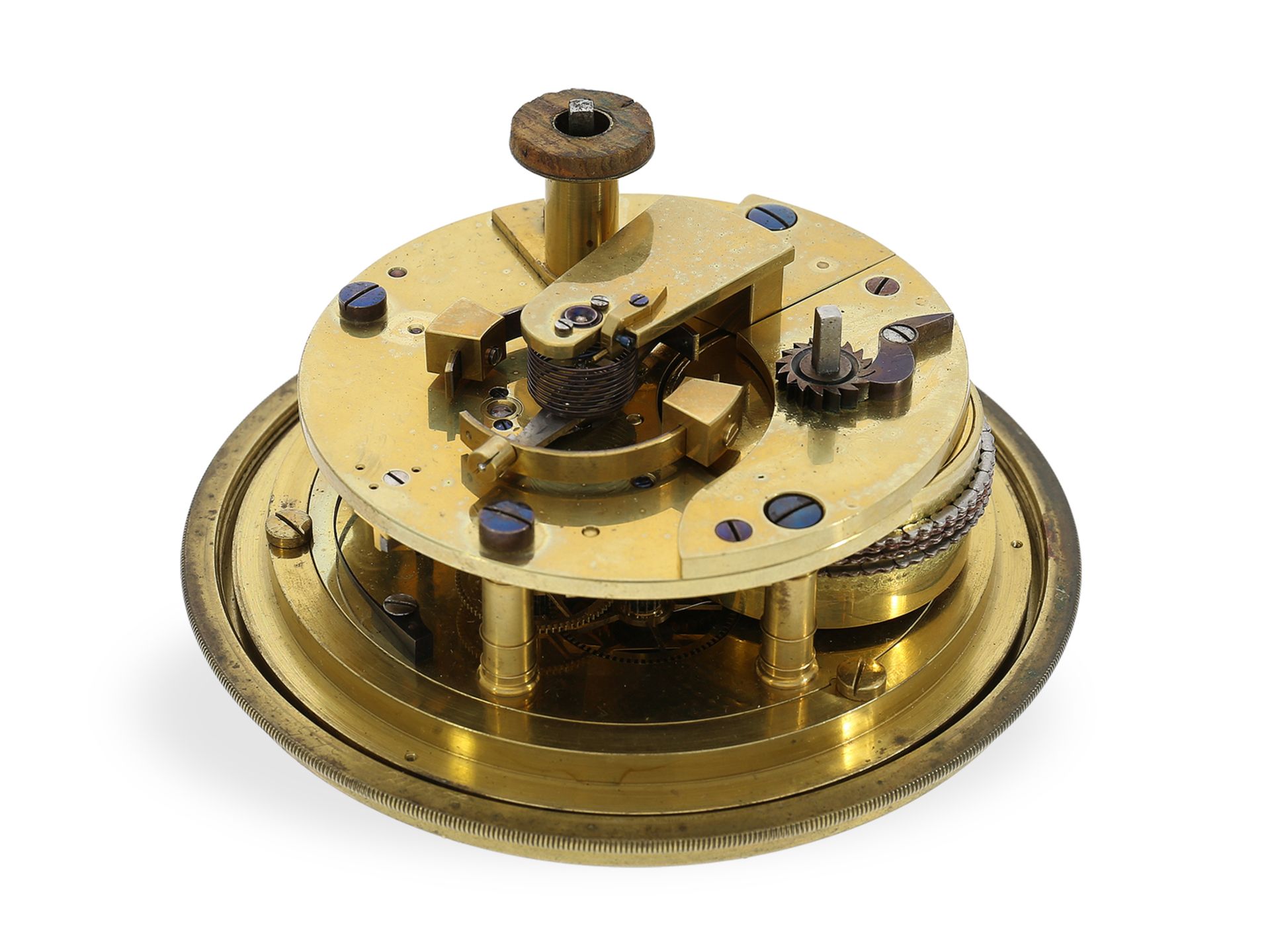 Marinechronometer: frühes, seltenes, kleines englisches Marinechronometer, Dent London, ca.1850 - Bild 3 aus 7