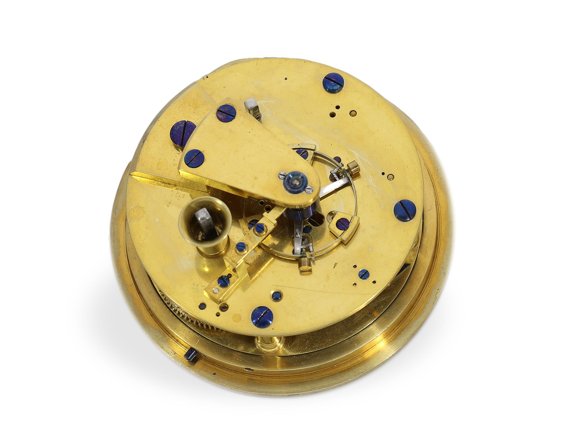 Hochfeines, frühes extrem rares Beobachtungschronometer, Brockbanks London No. 506, ca. 1798 - Bild 2 aus 4