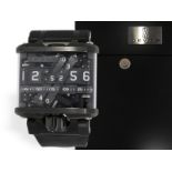 Neuwertige Armbanduhr, Devon "Tread 1" Modell E, Rotating Belt Time Display, ungetragen