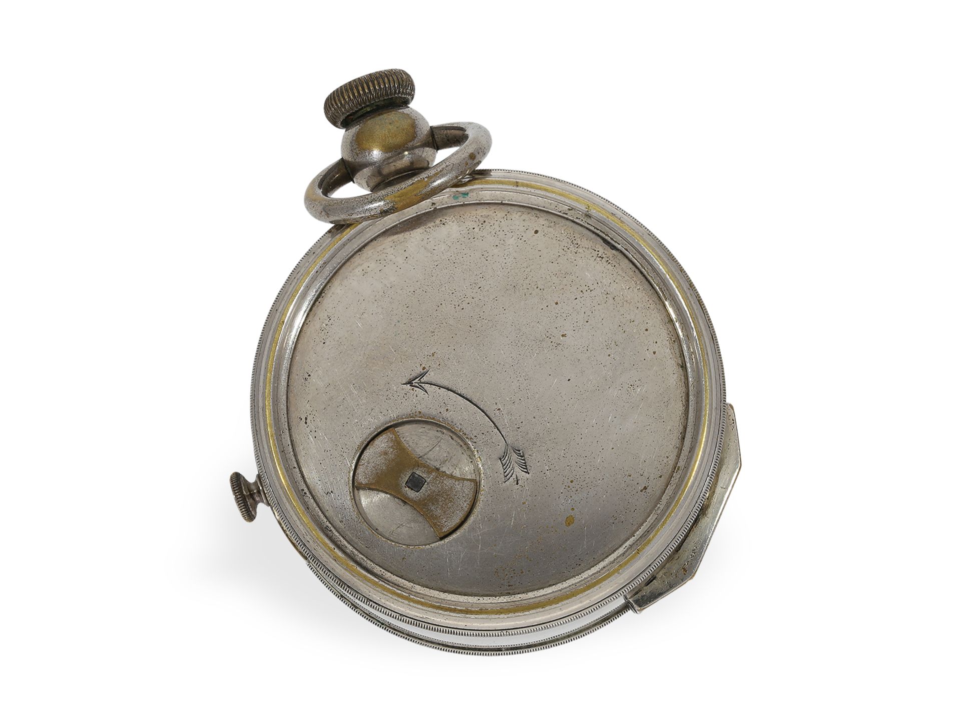 Sehr seltener Tintenchronograph mit Originalbox mit 2 Tintenfässern, Maison Breguet Paris, ca.1860 - Bild 2 aus 4