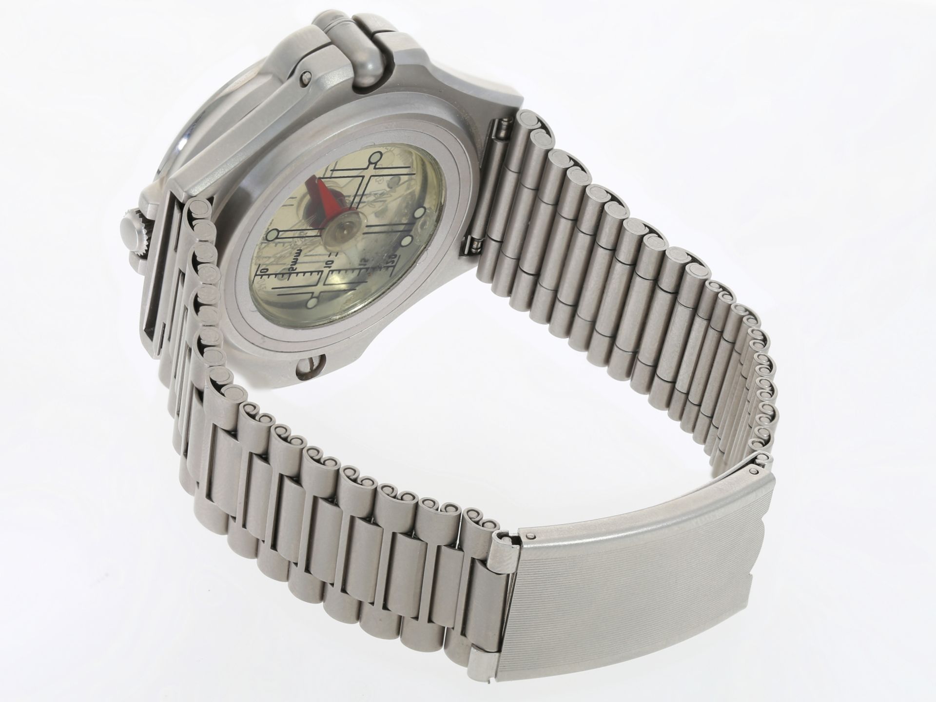 Armbanduhr: Rallye Paris Dakar Gedenkuhr an Thierry Sabine, "Montres Capitol GMT Paris-Dakar", ca.19 - Image 3 of 3