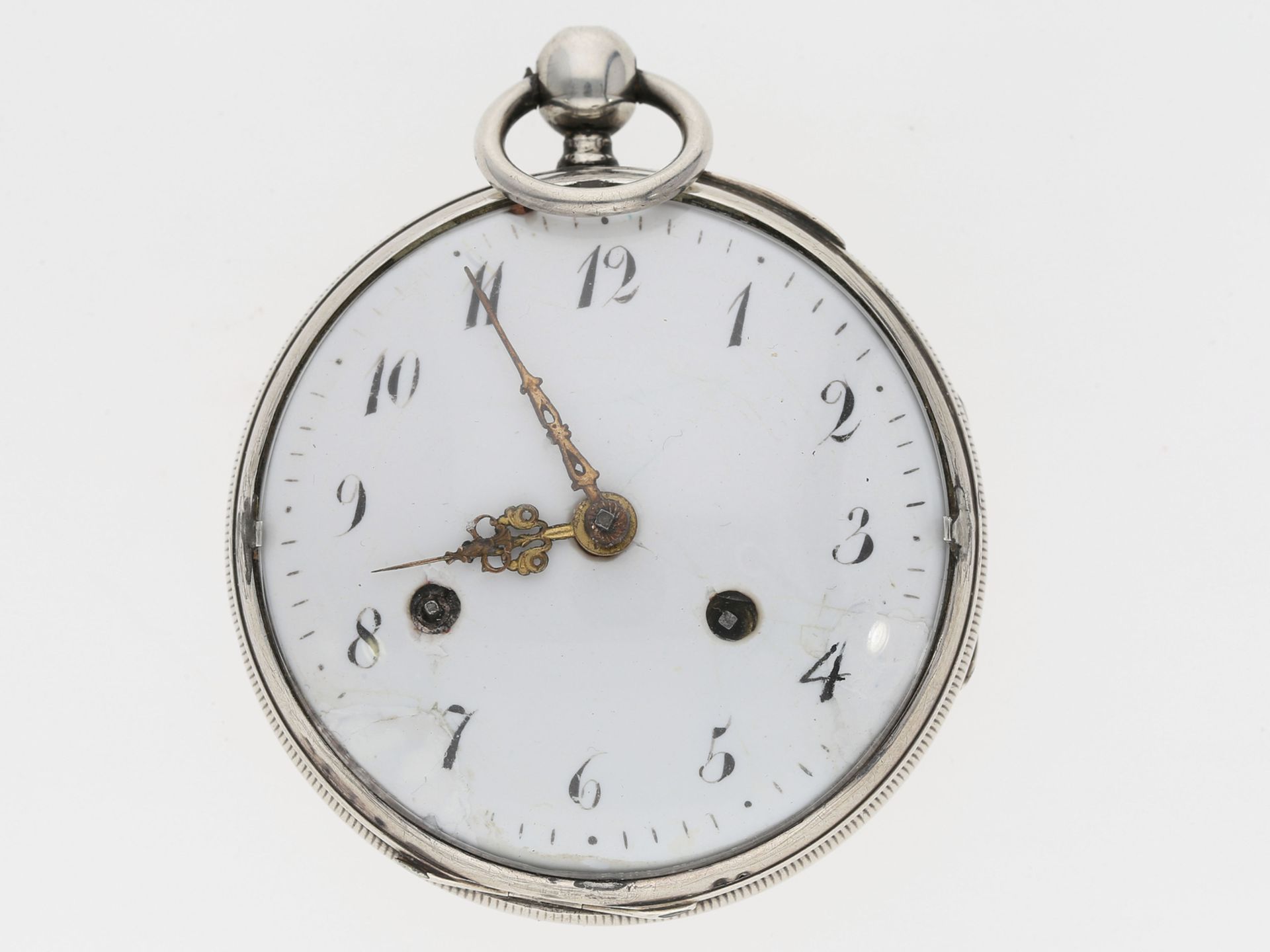 Taschenuhr: komplizierte Spindeluhr mit Selbstschlag, Willeumier No.11733, ca.1800