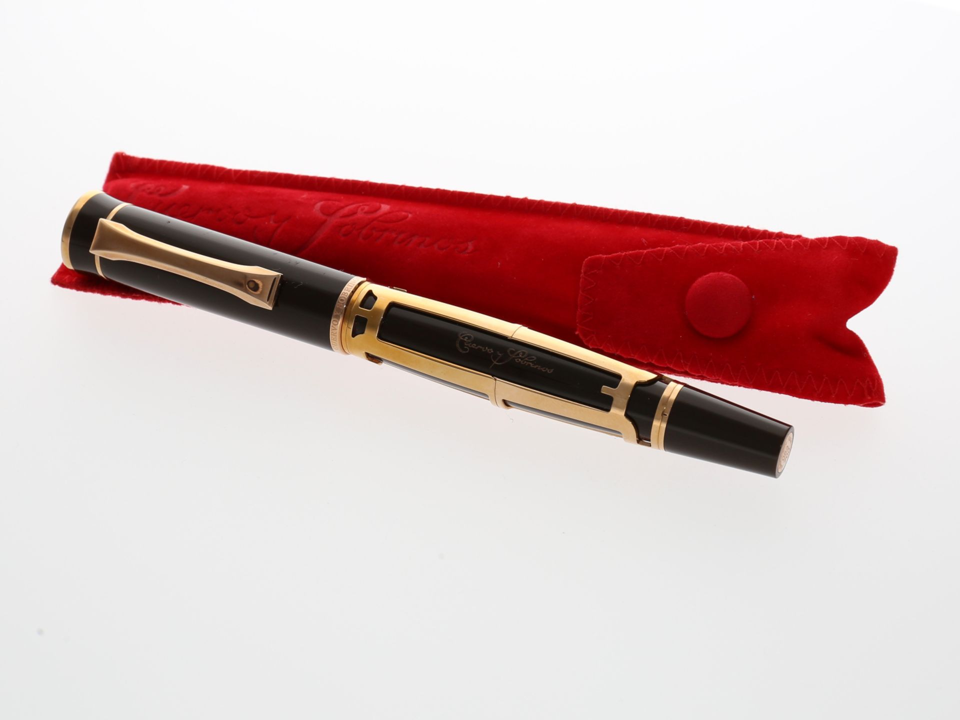Handgefertigter und luxuriöser Cuervo y Sobrinos Havanna - Kugelschreiber, limitiert auf 700 Exempla