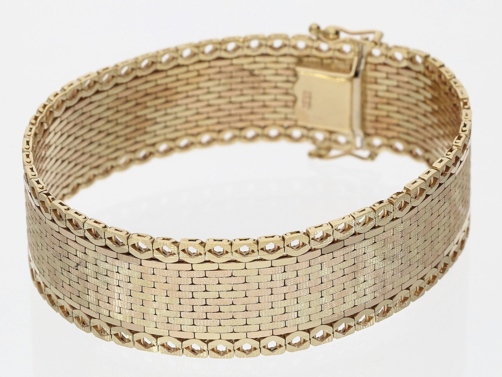 Armband: aufwendig gearbeitetes vintage Goldschmiedearmband
