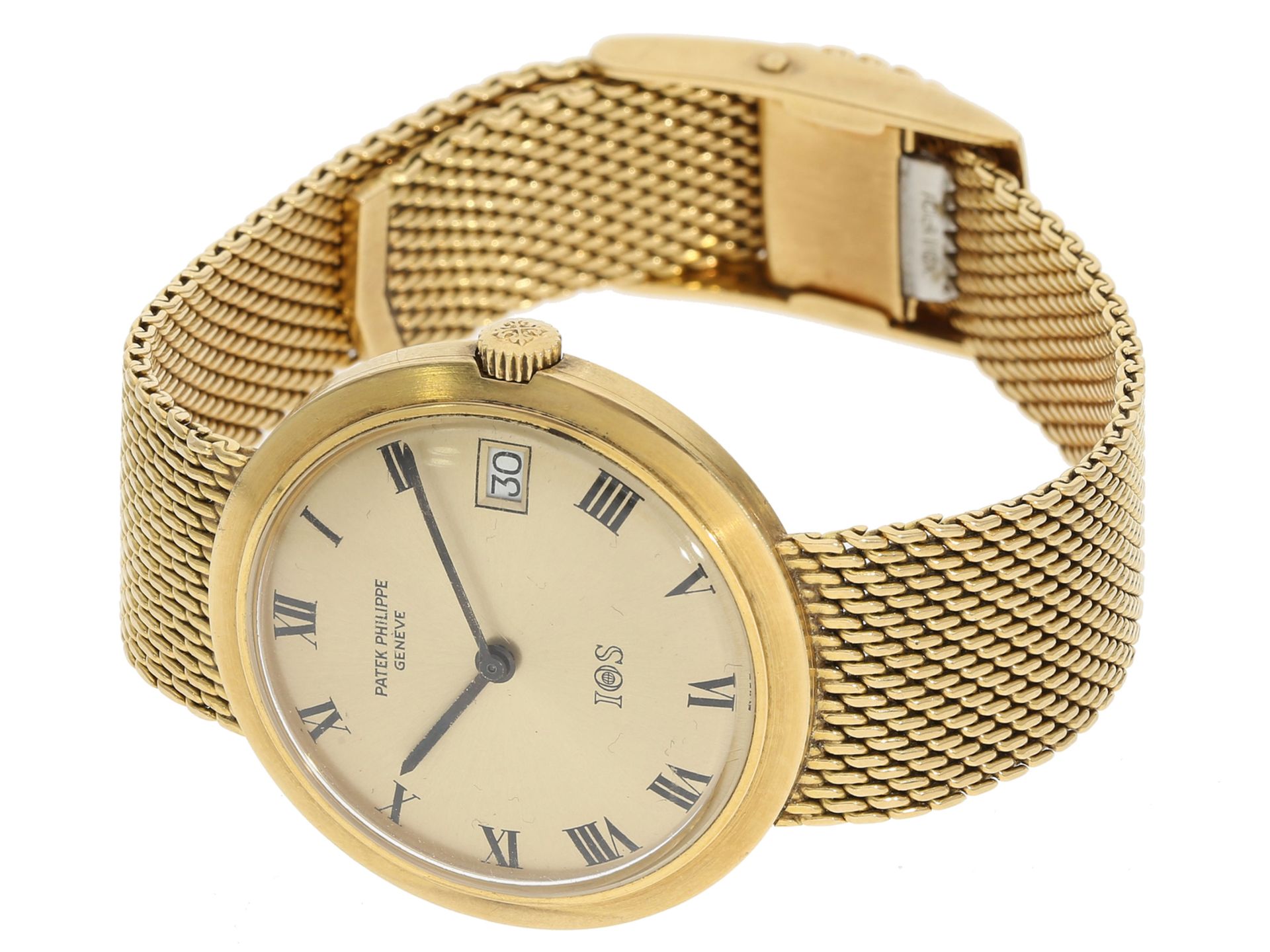 Armbanduhr: rare automatische Patek Philippe "IOS" Ref.3565-1 aus 1. Hand!, ca. 1969 - Bild 2 aus 3