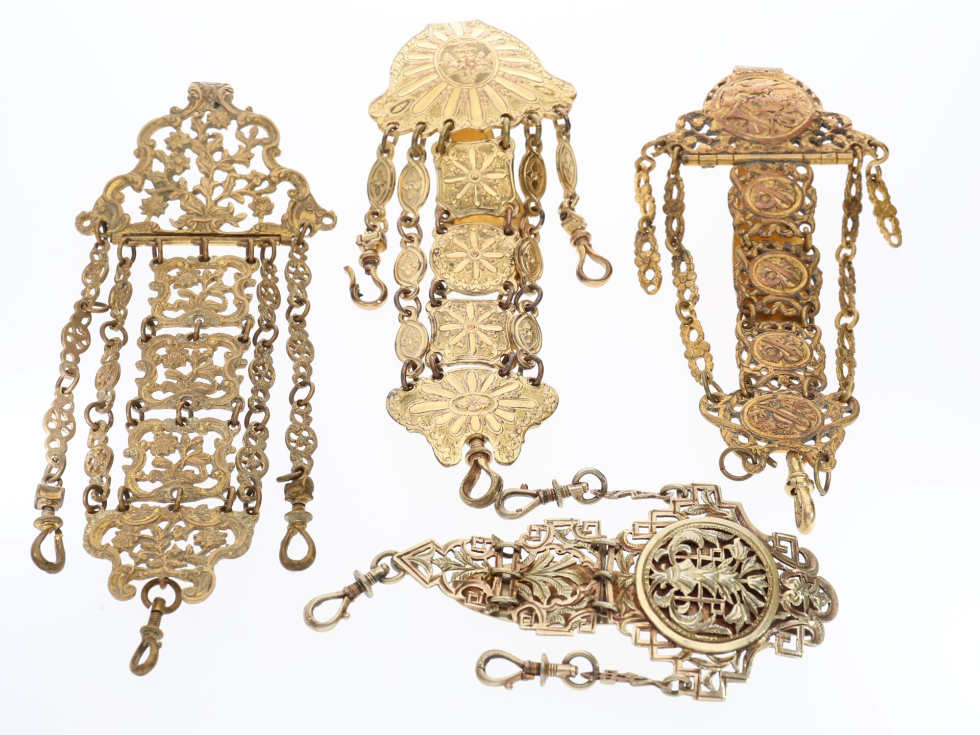 Chatelaine: Konvolut von 4 Chatelaines, ca.1780-1800 - Bild 2 aus 2