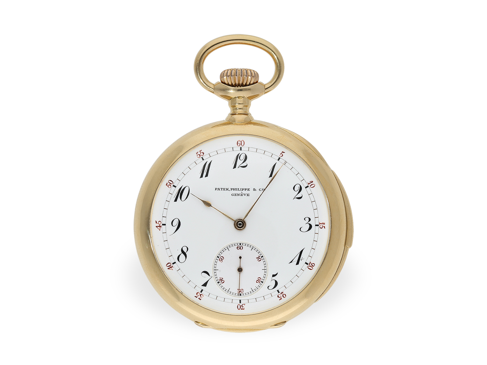 Pocket watch: Patek Philippe precision pocket watch with repeater, top quality, Geneva 1903