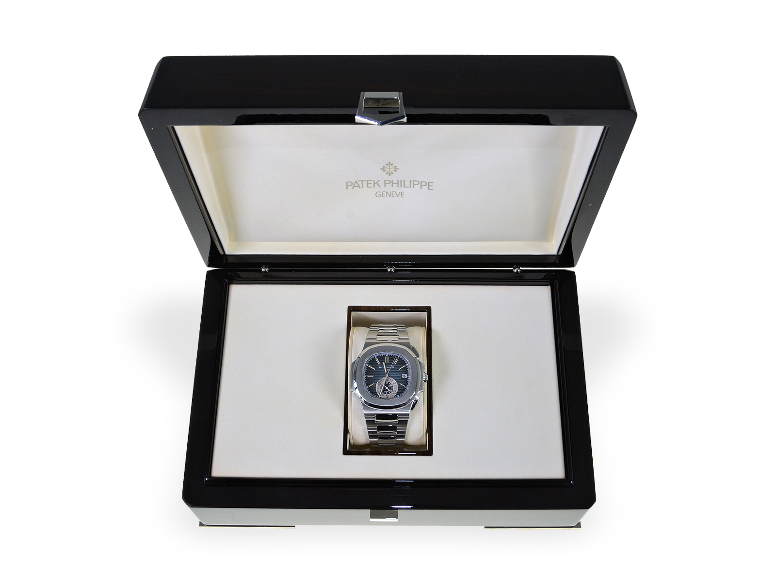 Armbanduhr: hochwertige Patek Philippe Nautilus Ref. 5980/A1-001 "Geneva Seal" 2009 - Bild 3 aus 6