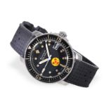 Armbanduhr: Blancpain "Tribute to Fifty Fathoms No Rad Limited Edition 84/500", ungetragen, Full-Set