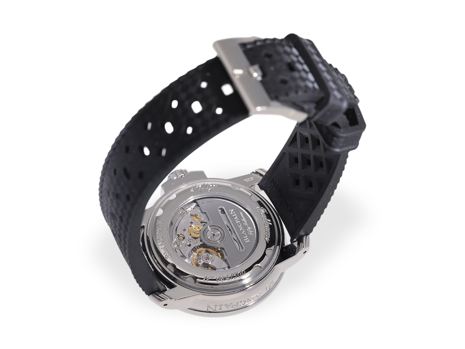 Armbanduhr: Blancpain "Tribute to Fifty Fathoms No Rad Limited Edition 84/500", ungetragen, Full-Set - Bild 5 aus 6