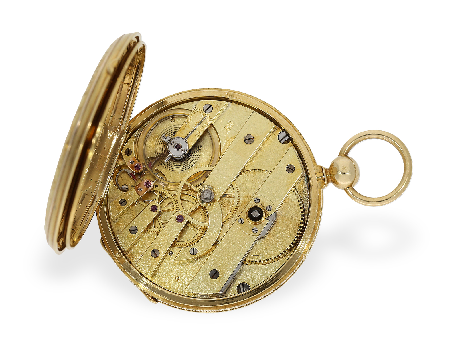 Taschenuhr: bedeutende Präsentuhr mit allerfeinster, signierter Emaillemalerei Jerome Bonaparte (178 - Bild 3 aus 6